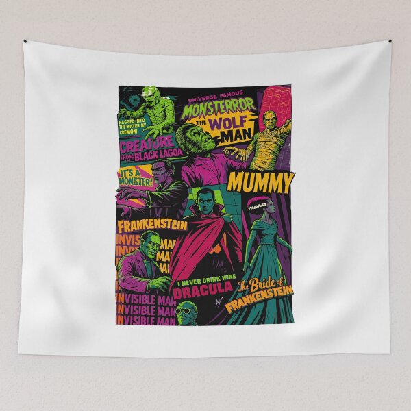 Item preview, Classic Horror Monster Collage  designed and sold by SarahLeon77822.