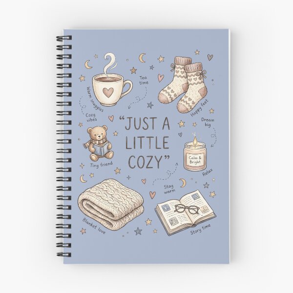 Item preview, Just a Little Cozy Cute Cozy Lifestyle Illustration designed and sold by littlepiig.