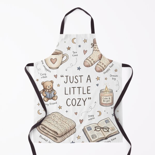 Item preview, Just a Little Cozy Cute Cozy Lifestyle Illustration designed and sold by littlepiig.
