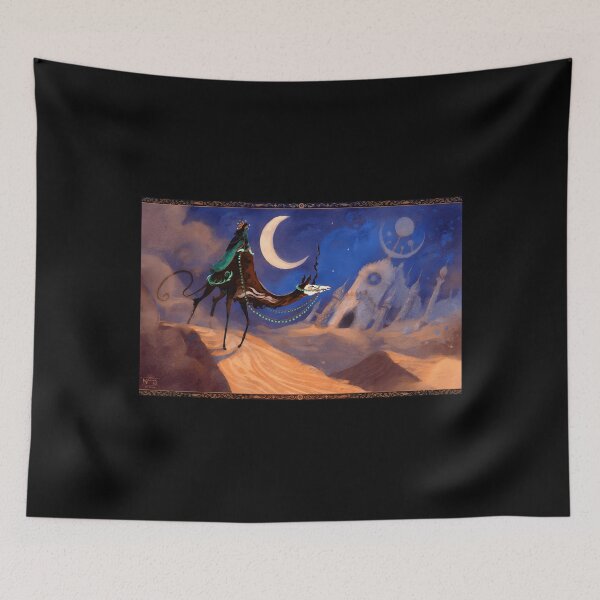 Item preview, Magical Desert Journey with Crescent Moon designed and sold by Fibi-studio.