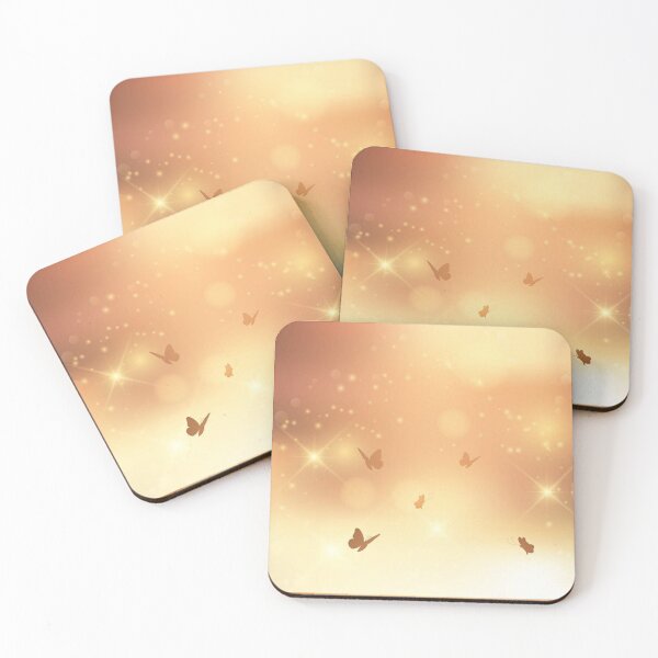 Item preview, Golden Butterfly Glow – Dreamy Light Pattern designed and sold by Yasmine Mohammed.