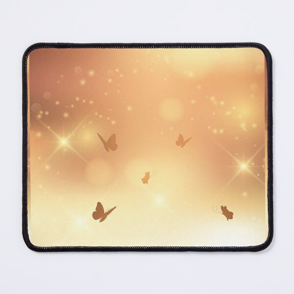 Item preview, Golden Butterfly Glow – Dreamy Light Pattern designed and sold by Yasmine Mohammed.
