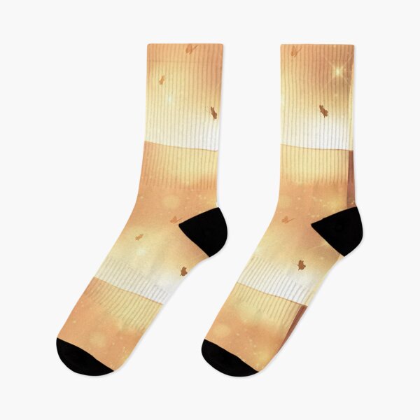 Item preview, Golden Butterfly Glow – Dreamy Light Pattern designed and sold by Yasmine Mohammed.