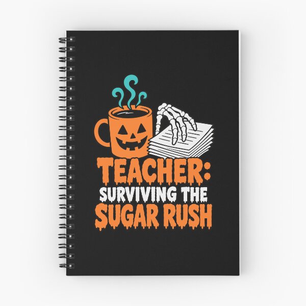 Item preview,  Third Grade Teacher Surviving the Sugar Rush Halloween Design designed and sold by Uglyandcute.