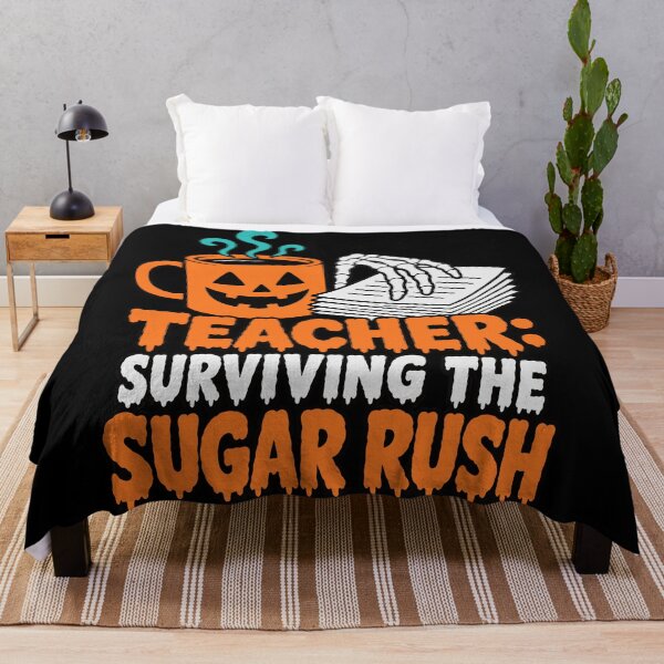 Item preview,  Third Grade Teacher Surviving the Sugar Rush Halloween Design designed and sold by Uglyandcute.