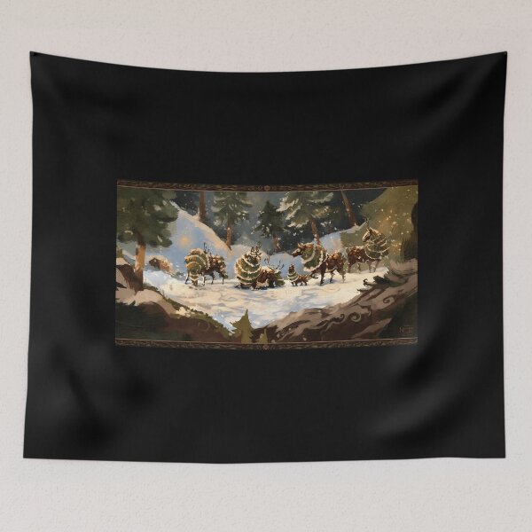 Item preview, Whimsical Winter Forest Animals designed and sold by Fibi-studio.