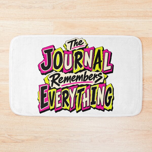 Item preview, The Journal Remembers Everything Punk Trading Humor designed and sold by VolatilityEdge.
