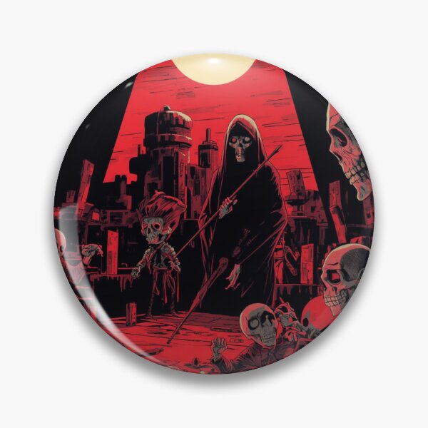 Item preview, Graphic Novel Style Skeleton Reaper Gathering designed and sold by Uniquely Yours.