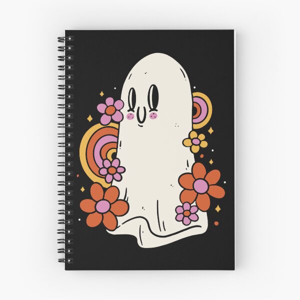 Item preview, Cute Retro Flower Ghost Groovy 70s Aesthetic Floral designed and sold by Hilal-Studio.