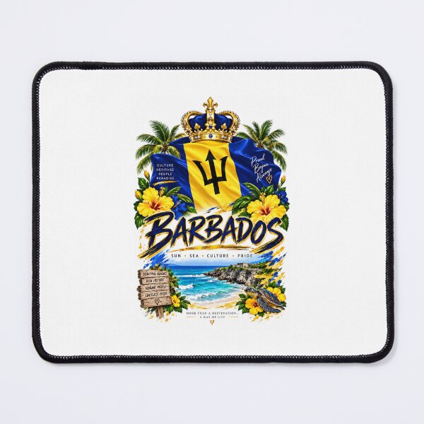 Item preview, Barbados Pride – Proud Bajan Caribbean Heritage ?? designed and sold by     Crowned Canvas Studio ⭐ .