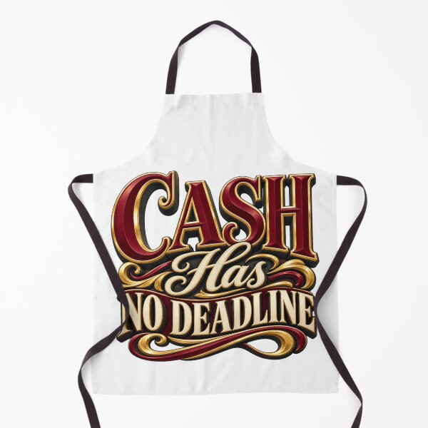 Item preview, Cash Has No Deadline Ornate Investor Patience Quote designed and sold by VolatilityEdge.