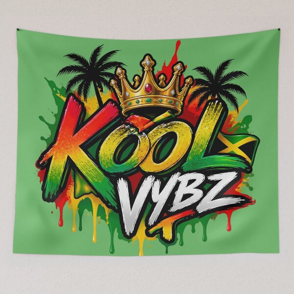 Item preview, Kool Vybz Rasta Crown Graffiti Jamaica Reggae Drip Design designed and sold by digitalbob60.