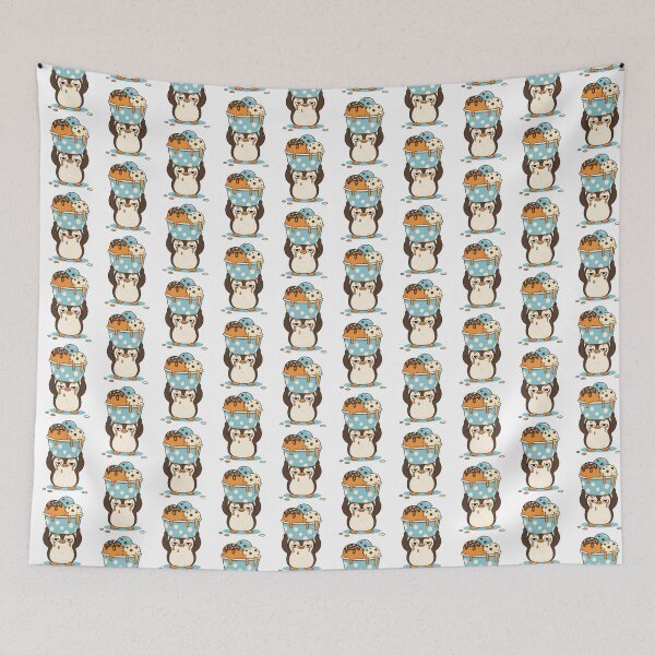Item preview, Funny Penguin Ice Cream Trouble designed and sold by Catchy-Couture.