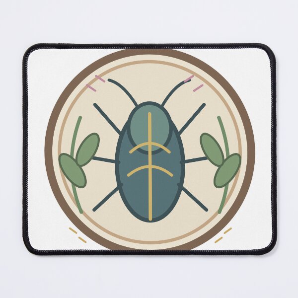 Item preview, Embroidered Beetle Garden – Botanical Stitch Art designed and sold by Peak Pop Designs | Funny Gifts, Cozy Art & Cute Animals .