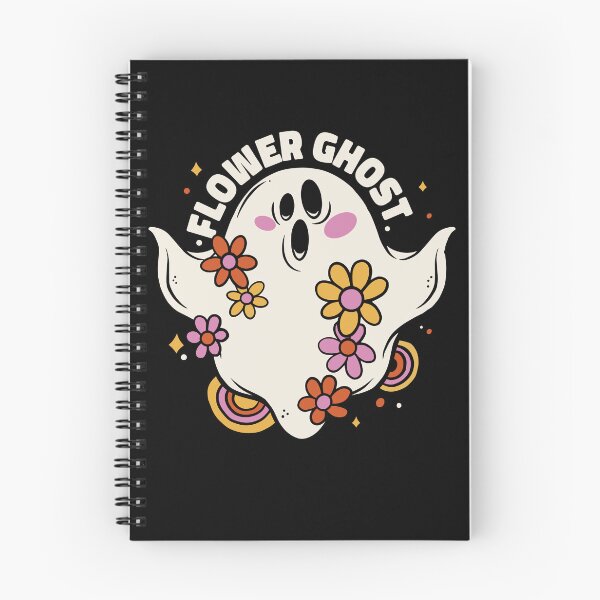 Item preview, Cute Retro Flower Ghost Groovy 70s Aesthetic Halloween designed and sold by Hilal-Studio.