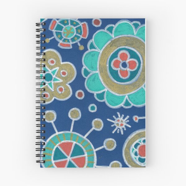 Item preview, Blue Folk Garden Mandala Bloom designed and sold by Fani*.