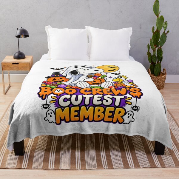 Item preview, Snoopy Halloween, Boo Crew Cutest Member Cute Snoopy Halloween Ghost designed and sold by graphic-genie.