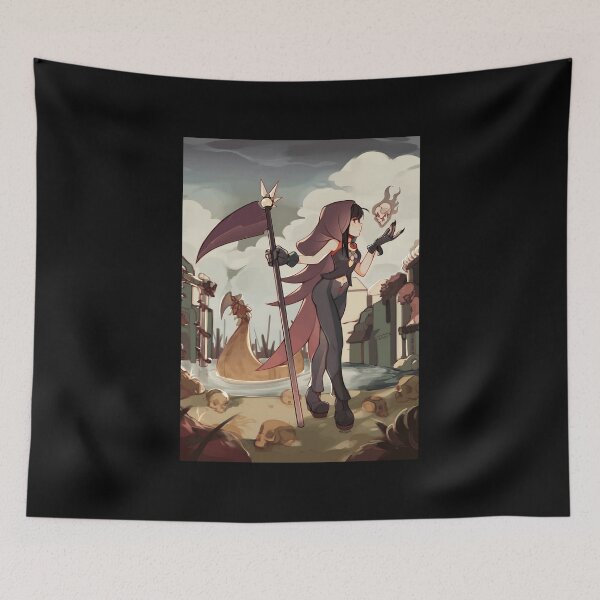 Item preview, Mystical Reaper with Scythe and Skulls designed and sold by Fibi-studio.