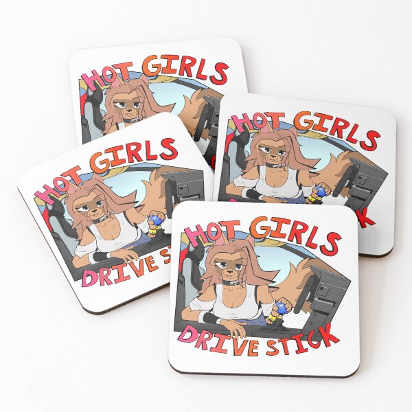 Item preview, Hot Girls Drive Stick designed and sold by erisworx.