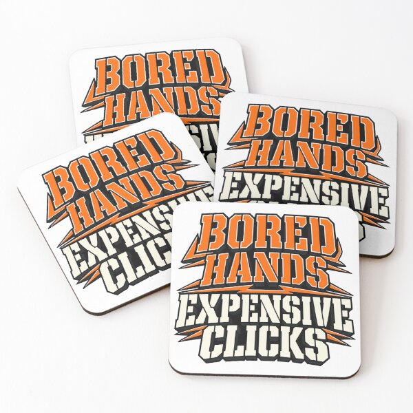 Item preview, Bored Hands Expensive Clicks Trading Humor designed and sold by VolatilityEdge.