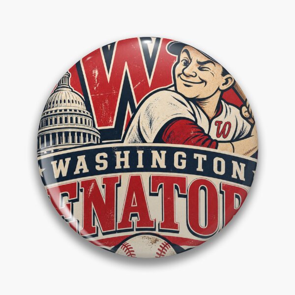 Item preview, Washington Senators Vintage Baseball Sticker | Retro Baseball Team Decal | Classic Washington Sports Sticker | Baseball Fan Gift designed and sold by FUSION STUDIO.