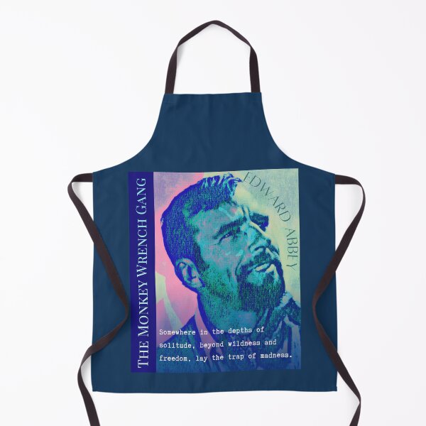 Item preview, Edward Abbey quote: Somewhere in the depths of solitude, beyond wildness and freedom, lay the trap of madness. designed and sold by artbleed.