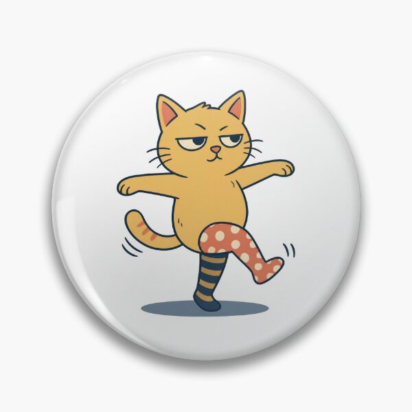 Item preview, Stylish Cat With Mismatched Socks designed and sold by Catchy-Couture.