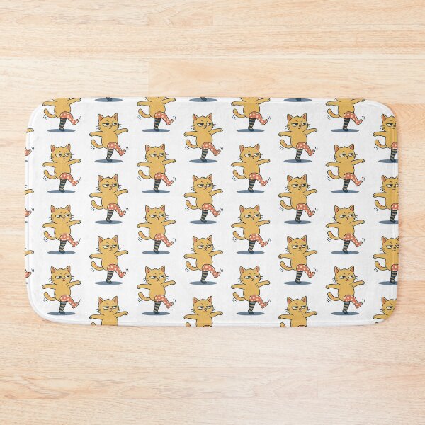Item preview, Stylish Cat With Mismatched Socks designed and sold by Catchy-Couture.