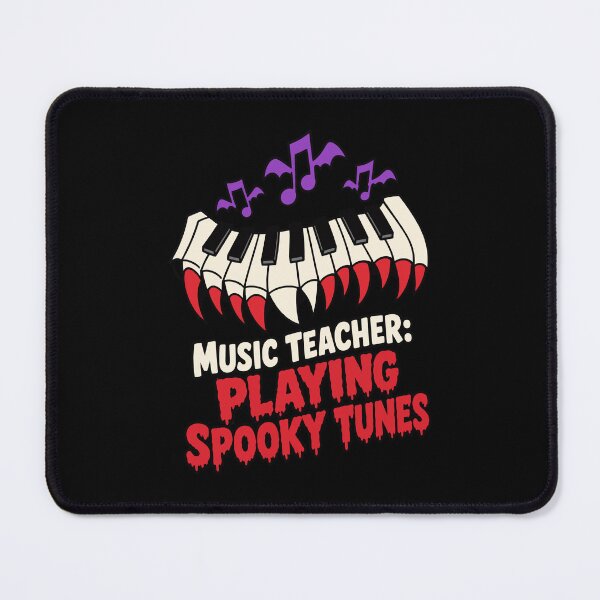 Item preview, Music Teacher Halloween Piano Fangs Spooky Tunes designed and sold by Uglyandcute.