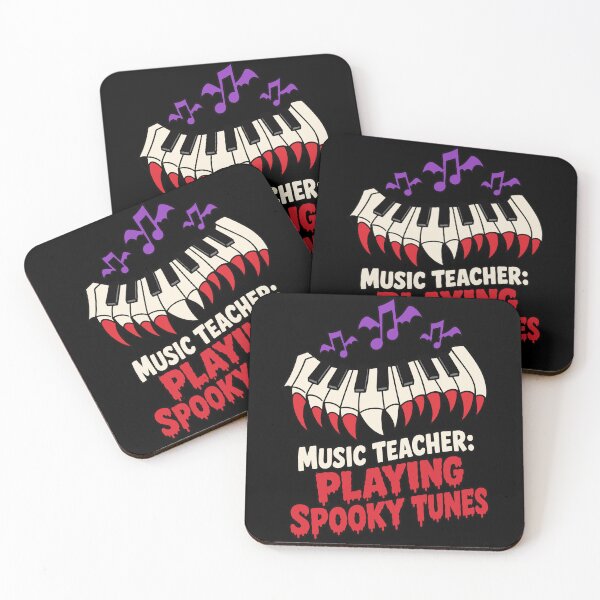 Item preview, Music Teacher Halloween Piano Fangs Spooky Tunes designed and sold by Uglyandcute.