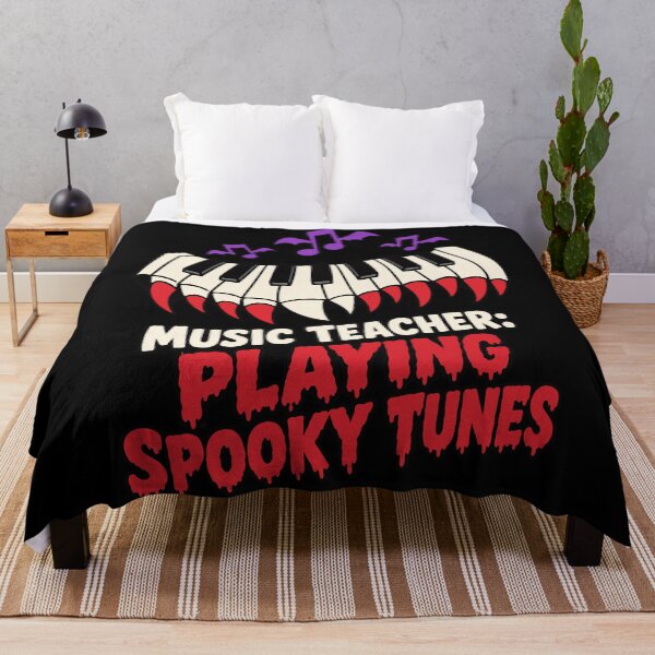 Item preview, Music Teacher Halloween Piano Fangs Spooky Tunes designed and sold by Uglyandcute.