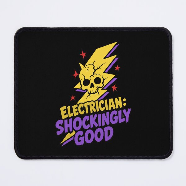 Item preview, Electrician Shockingly Good Halloween Skull Lightning Bolt Humor designed and sold by Uglyandcute.