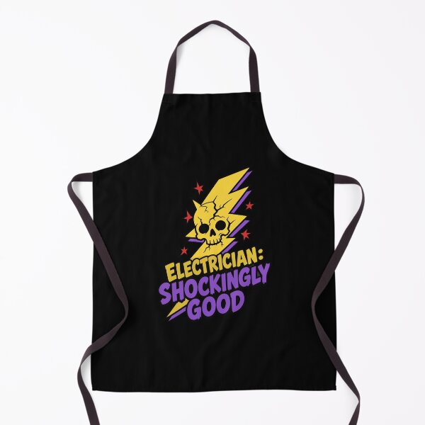 Item preview, Electrician Shockingly Good Halloween Skull Lightning Bolt Humor designed and sold by Uglyandcute.
