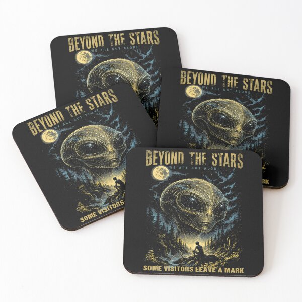 Item preview, Beyond The Stars | We Are Not Alone | Some Visitors Leave A Mark designed and sold by Qudkin.