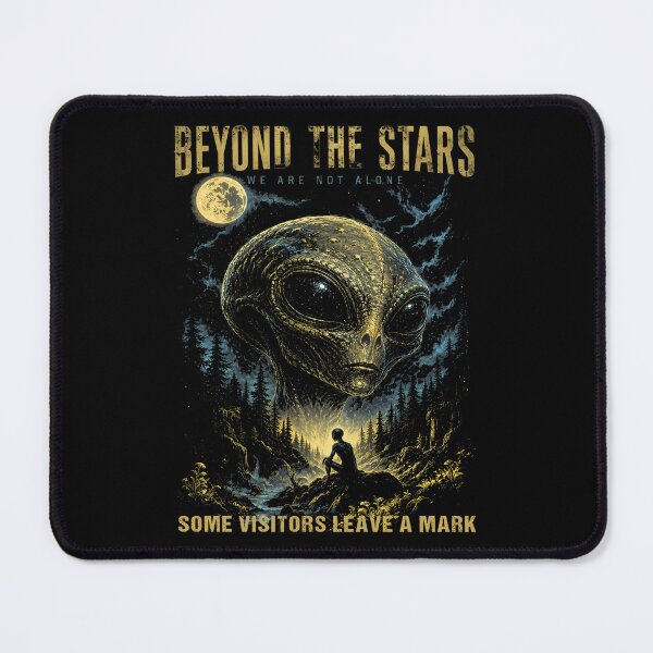 Item preview, Beyond The Stars | We Are Not Alone | Some Visitors Leave A Mark designed and sold by Qudkin.