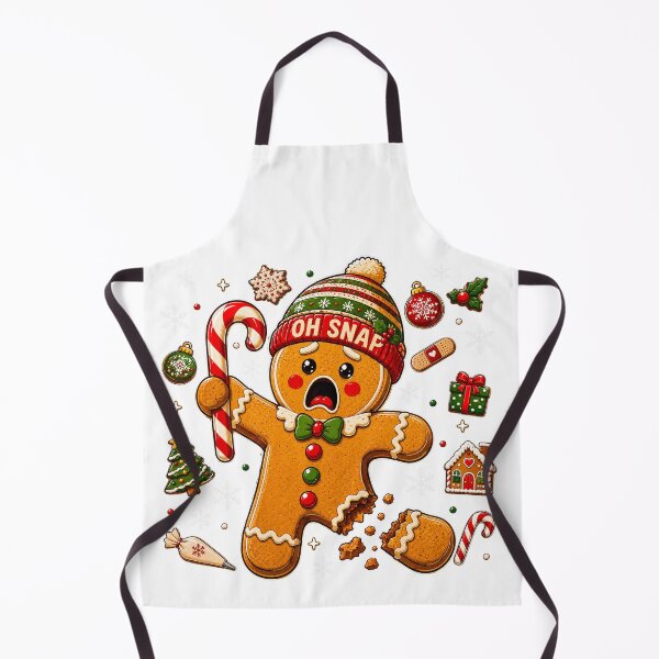 Item preview, Oh Snap Gingerbread Christmas Candy Cane  designed and sold by varin-studio.