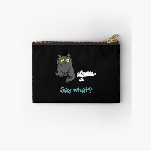 Item preview, Say What? | Cat Poop Outside Litter Box | Funny Cat Humor designed and sold by ContigoART.