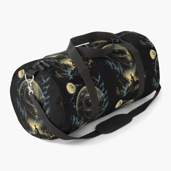 Item preview, Alien in the Moonlit Forest | Retro Vintage Dark Sci-Fi Fantasy designed and sold by Qudkin.