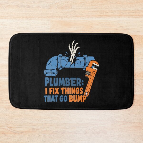 Item preview, Plumber Halloween Horror – Cracked Pipe Skeleton Hand Wrench designed and sold by Uglyandcute.