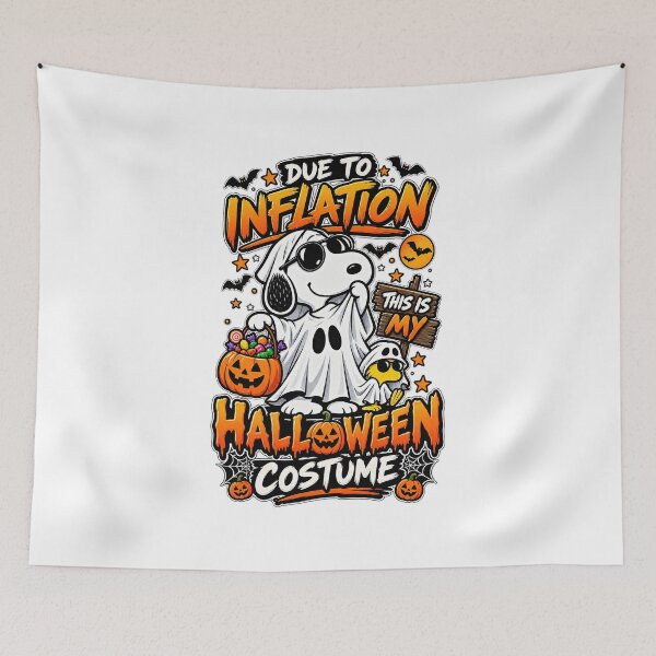 Item preview, Snoopy Halloween, Due To Inflation This Is My Halloween Costume designed and sold by graphic-genie.