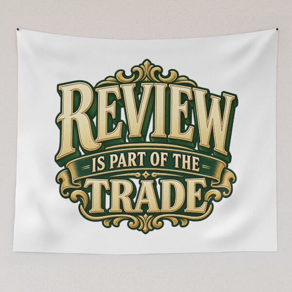 Item preview, Review Is Part of the Trade Engraved Trading Quote designed and sold by VolatilityEdge.