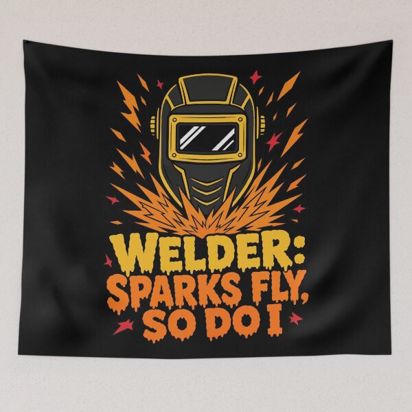 Item preview, Welder Halloween Welding Mask Sparks Fly So Do I designed and sold by Uglyandcute.