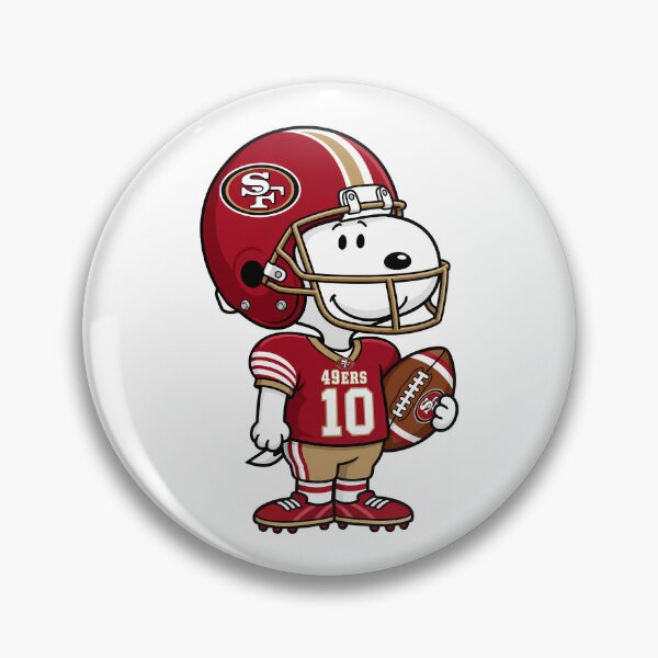 Item preview, Snoopy San Francisco 49ers Football Retro F036 designed and sold by GLUVY-THEME.