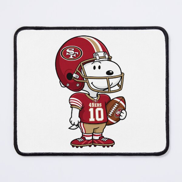 Item preview, Snoopy San Francisco 49ers Football Retro F036 designed and sold by GLUVY-THEME.