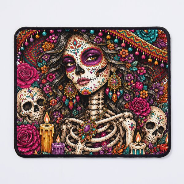 Item preview, La Catrina Sugar Skull Day of the Dead Art designed and sold by varin-studio.