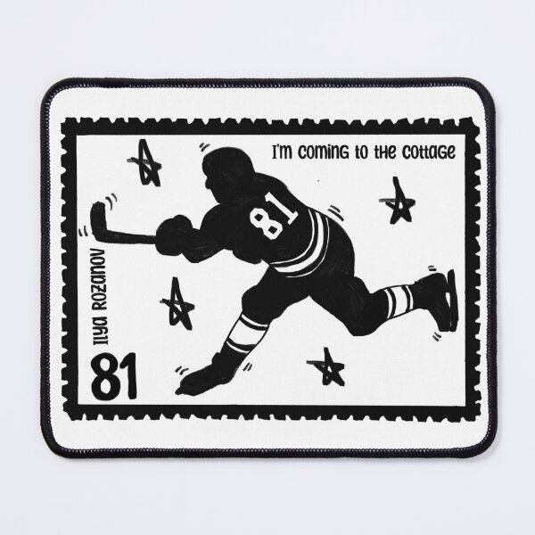 Item preview, Heated Rivalry ~ Ilya Rozanov Hockey Stamp designed and sold by ahhastudios.