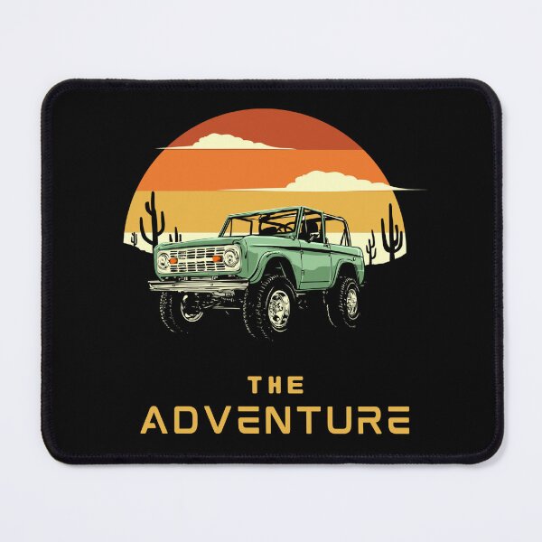 Item preview, The Adventure – Vintage Off Road 4x4 Desert Sunset designed and sold by MindMess Studio.