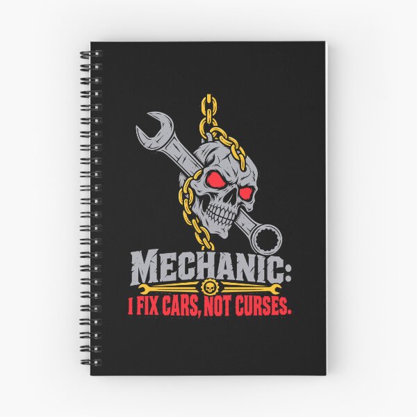 Item preview,  Mechanic Halloween Skull Wrench | I Fix Cars, Not Curses designed and sold by Uglyandcute.