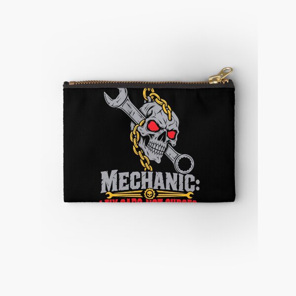Item preview,  Mechanic Halloween Skull Wrench | I Fix Cars, Not Curses designed and sold by Uglyandcute.