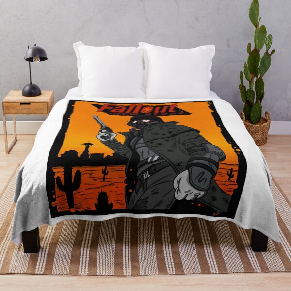 Item preview, fallout new vegas inspired ranger wasteland cowboy fan art designed and sold by RebeccaKath781.